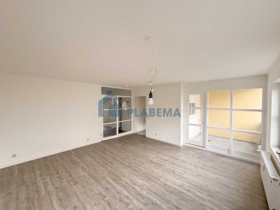 Lindenbergviertel! Frisch renoviert,  2- Zimmer mit Balkon und neuwertiger Einbauküche