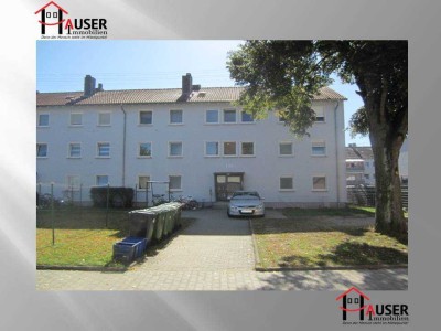 Walldorf: Vermietete renovierte 3-ZKB-Eigentumswohnung mit Balkon im 1. OG eines 6-Parteienhauses.