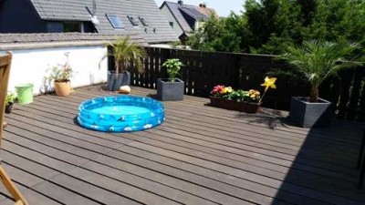 schicke Single Wohnung mit Dachterasse