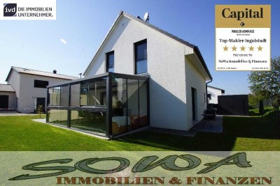 Exklusives neues Einfamilienhaus mit Wintergarten und Doppelgarage in Burgheim - Ein Objekt von I...