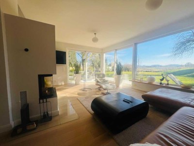 Exklusives "Traumhaus" in wunderschöner Ruhiglage mit Weitblick! 300qm, 2 Kamine, Sauna, Top EBK!