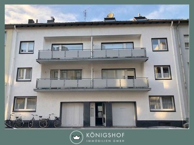 Mitten im Bismarckviertel: Hübsche 3 Zimmerwohnung mit 2 Balkonen
