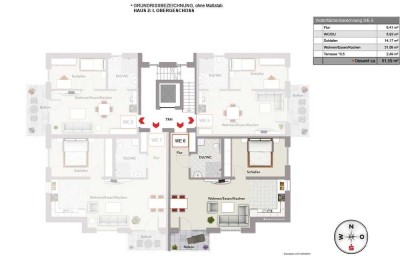 Großzügige 2-Zimmer-Wohnung mit ca. 62 m² *** 1782 R-WE6