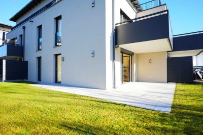 Provisionsfreie & moderne 2-Zi.- Erdgeschosswohnung mit sonniger Südwestterrasse inkl. Gartenanteil.