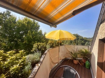 Über den Dächern von Mülheim! Sehr gepflegte 3-Raum-Maisonette Wohnung mit Balkon