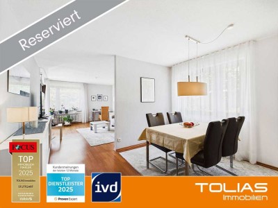 Hell, gepflegt, gut angebunden – 2-Zimmer-Wohnung mit Balkon und Mehrwert in Leinfelden-Echterdingen