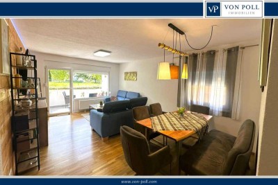 Stilvoll Wohnen im Grünen - Modernisierte 3-Zimmer Wohnung mit Loggia & Garage!