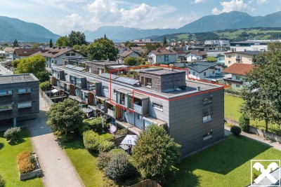 4-Zimmer-Wohnung mit Loggia und XXL-Dachterrasse