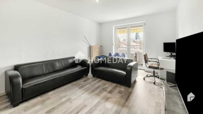 Attraktive 2-Zimmer-Wohnung mit Loggia in ruhiger Lage von Neuburg