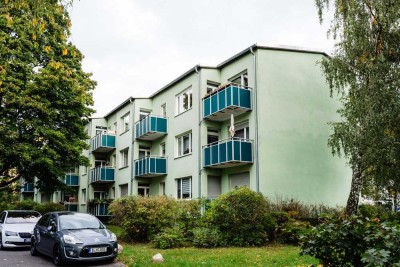 Helle, vermietete Wohnung mit Westbalkon.