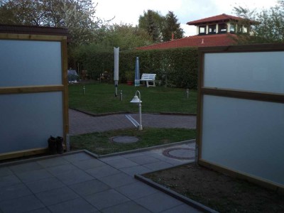 Top EG- Wohnung  in  Görries ,barrierefrei- mit Terrasse , kleiner Garten vor der Haustür !