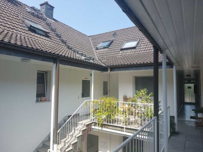 Über den Dächern von Much- Schöne und zentral gelegene 52 m² große Maisonettewohnung