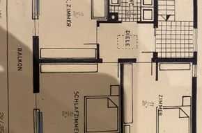 Freundliche 2,5-Raum-Wohnung mit EBK und Balkon in Ofterdingen