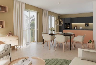 Im Bau: Schöne, helle 3 Zimmer Wohnung in Freiburg