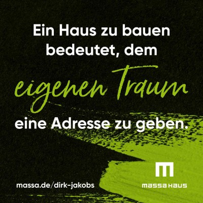 Mehr Eigenleistung, weniger Kosten = Muskelhypothek clever nutzen | massa Traumhaus „Trend“