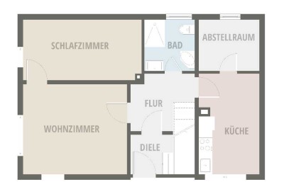 Erstbezug nach Sanierung: Attraktive 2,5-Zimmer-EG-Wohnung in Ehingen