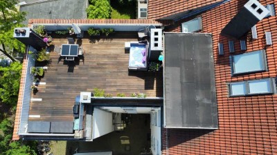 Maisonette-Whg. mit weitläufiger Sonnen-Dachterrasse!