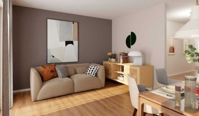 3-Zimmer-Maisonettewohnung mit Balkon, Dachterrasse und zwei Bädern