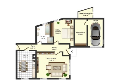DRINGEND! Günstige und helle Wohnung im Zentrum von Fieberbrunn zu verkaufen