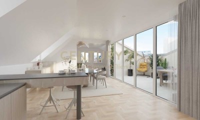 Wohnen nahe Louisenstraße & Kurpark - kernsanierte Wohnung mit Dachterrasse