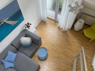 Charmante Galerie-Maisonette Wohnung mit Balkon