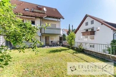 Wohnen mit Gartenidylle – Erdgeschosswohnung mit Terrasse und Apfelbaum