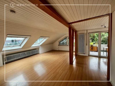 Ruhige Galerie-Wohnung mit großem Balkon und moderner Einbauküche