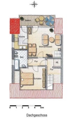 Schöne DG WOHNUNG
