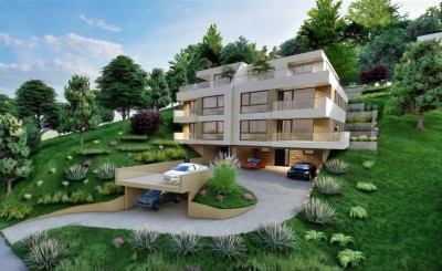 Projekt Krahnenberg. Moderne Terrassenhauswohnungen.
