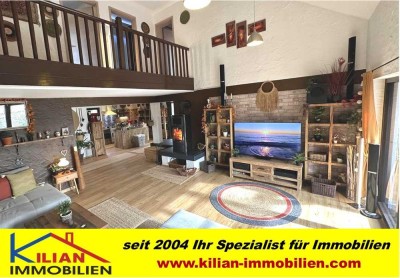 ARCHITEKTEN-HAUS MIT 181 M² WFL + 861 M² GST IN AURAU -BÜCHENBACH! KELLER * PV -ANLAGE *EBK *GARAGEN