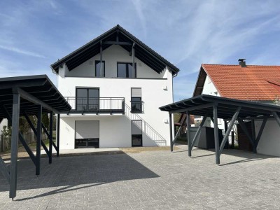 Erstbezug mit Balkon: Attraktive 3-Raum-Wohnung mit geh. Innenausstattung in Ruhstorf an der Rott
