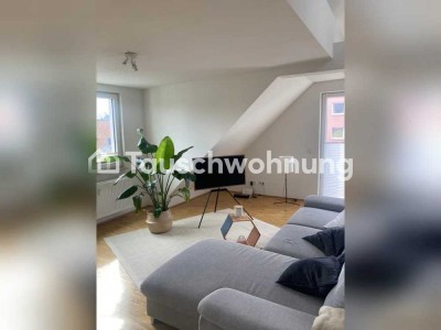 Tauschwohnung: Hochwertige und ruhige Dachgeschosswohnung mit großem Balkon