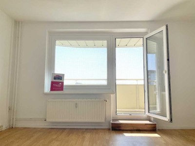 Mit Weitblick! 1-Zimmer-Wohnung mit Südbalkon in Rostock-Lütten Klein