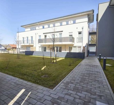 Neubau 3-Zimmer Wohnung mit eigenem Gartenanteil in Gangkofen