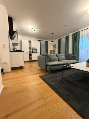 Barrierefreie 2-Zimmer Erdgeschosswohnung mit Garten - voll möbliert