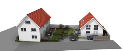 Doppelhaushälfte Ost mit Terrasse, Garten und Stellplatz - inkl. Kauf- und Baunebenkosten!