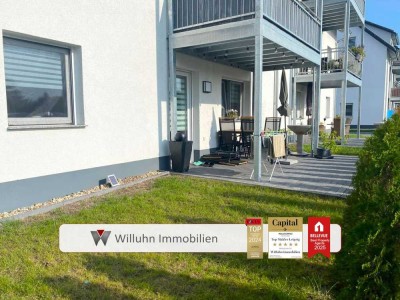 Hochwertige Gartenwohnung mit Terrasse | Fußbodenheizung | Luft-Wärme-Pumpe
