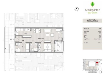 Modern und Praktisch: 3-Zimmer-Wohnung für Singles mit Home-Office