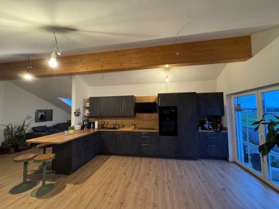 4-Zimmer-Dachgeschosswohnung im ländlichen Raum