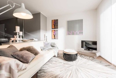 Großzügig geschnittene 2-Zimmer-Penthouse-Wohnung, NEUBAU, Dachterrasse, Einbauküche