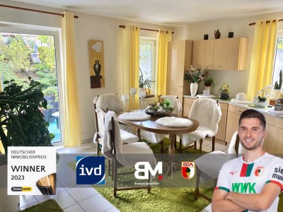 Vermietete 2-Zimmer-Wohnung im Souterrain mit Südterrasse und Stellplatz in Dischingen-Frickingen