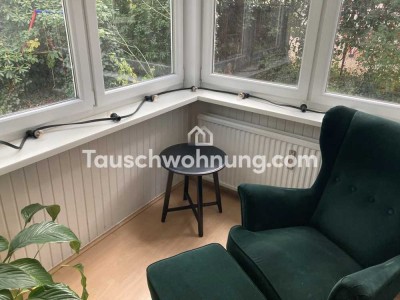 Tauschwohnung: Ruhige Wohnung mit Wintergarten und hohen Decken in der List