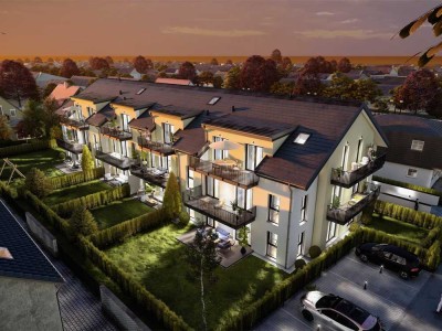 3-Zimmer-XL-Dachstudio mit 3 Balkonen I Neubau I Aufzug I provisionsfrei