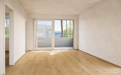 AM FLIEGENSPITZ - 2 Zimmer mit Balkon auf der Hofseite | Ruhig - Hell - Modern | Provisionsfrei!