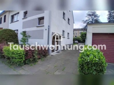 Tauschwohnung: Helle, ruhige EG- Wohnung mit viel Grün und zwei Garagen.