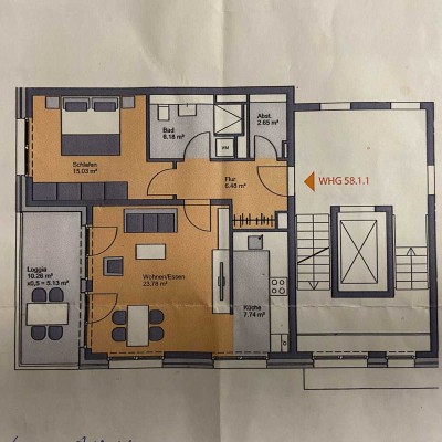 Neuwertige 2-Zimmer-Wohnung mit Balkon in Mannheim