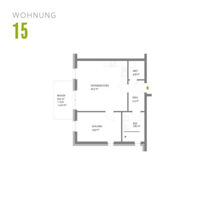 NEUBAU Trier-Olewig - Effizienzhaus 55 - Wohnung 15