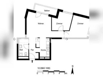 Tauschwohnung: 3 Zimmer, gegen 2 Zimmer