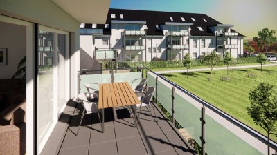 Moderne Neubauwohnung - 4-Raum und großer Bakon