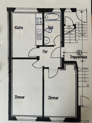 Stilvolle, vollständig renovierte 2-Raum-Wohnung mit Balkon und EBK in Hamburg Neustadt
